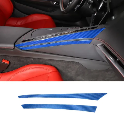 Vista 15 de TOYCIDFG Caja de almacenamiento para panel de palanca de cambios de consola central de automóvil, cubierta lateral para Chevrolet Corvette C8 Z06
