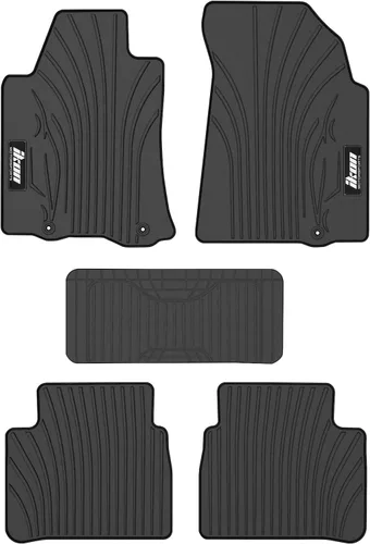 Vista 8 de IKON MOTORSPORTS, Alfombrillas Compatibles con Nissan Altima Sedan 4 Puertas 2013-2018, Revestimiento de Piso de Nylon Beige de Fábrica para Frente