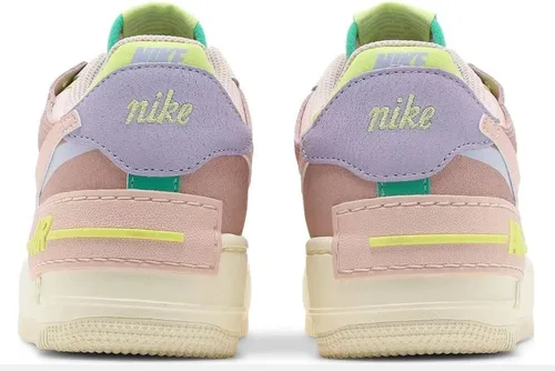 Vista 4 de Nike AIR Force 1 Shadow CashmereCoral CI0919 700 - Talla de mujer 12 KC, Blanco