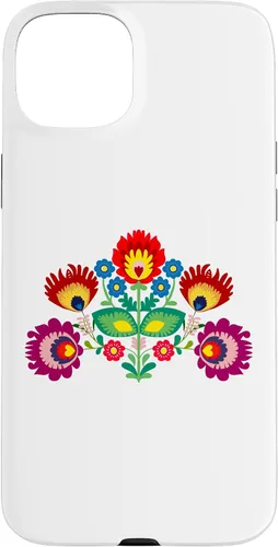 Vista 9 de iPhone 16 Polish Traditional Folk Pattern, Eastern Folklore Case