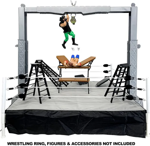 Vista 3 de Grab The Gear - Juego ajustable para figuras de acción de lucha libre