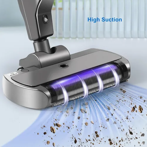 Vista 4 de Sorandy Trapeador de vacío inalámbrico, aspiradora eléctrica automática en seco y húmedo con función propia y contenedor de polvo de 16.9 fl oz
