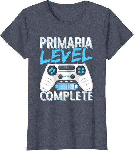 Vista 56 de Camiseta completa de diploma de escuela primaria de graduación, Negro