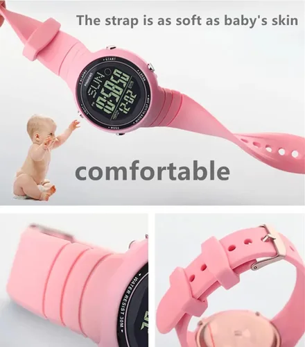 Vista 4 de Womens Watch for Women Digital Watch Outdoor Sport Watch Unisex Watch Teenagers Watch with 3 Groups Alarm Light Waterproof Countdown Stopwatch