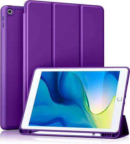 Vista 36 de Akkerds - Funda Compatible con iPad de 10.2 Pulgadas 2021/2020/2019, para iPad de 9ª/8ª/7ª Generación con Soporte para Lápiz, Funda Protectora