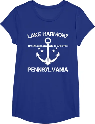 Vista 26 de Playera divertida de Lago Harmony Pennsylvania para acampada o pesca Negro