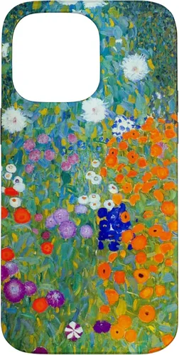 Vista 21 de Gustav Klimt Flower Garden Case for iPhone 16