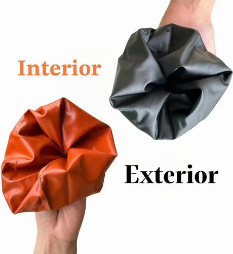 Vista 3 de Yzurbu 2 pares de fundas de PVC para brazos, protectores impermeables a prueba de aceite, fundas protectoras para brazos con puños elásticos