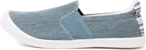 Vista 2 de FUNKYMONKEY - Zapatos para mujer, cómodos, caña baja, de lona, sin cordones, clásicos, casuales, para caminar