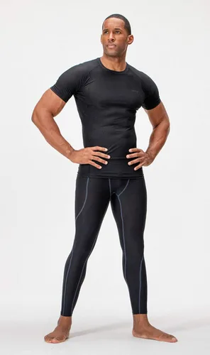 Vista 6 de Devops - Camisetas de compresión para hombre (2 3 unidades), manga corta, camiseta base para entrenamiento