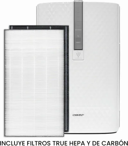 Vista 22 de Sharp KC-850U, purificador de aire Plasmacluster con función humidificadora