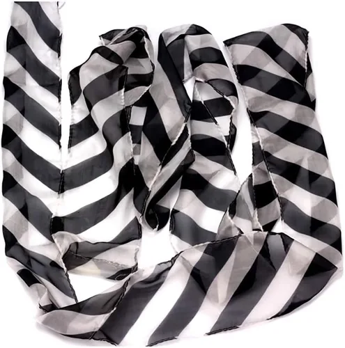 Vista 2 de Enjoyer Magic Tricks Guante a Zebra Streamer Bufanda de seda Accesorios de seda mágicos Trucos mágicos