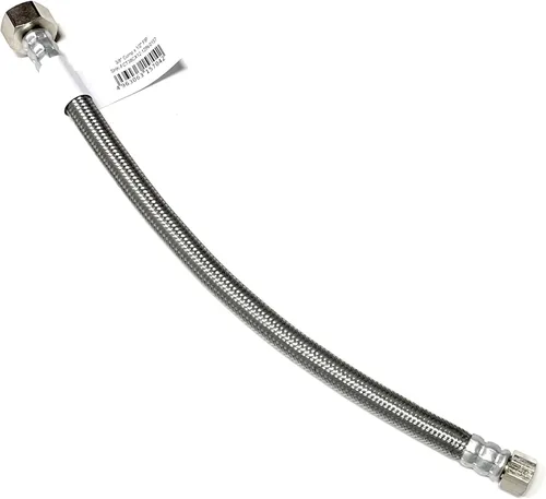 Vista 11 de Conector de línea de suministro de agua para grifo de acero inoxidable trenzado, línea de suministro para grifo - rosca de compresión hembra de 3/8