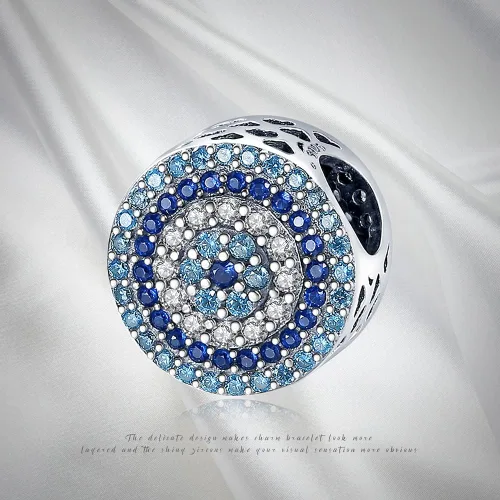 Vista 6 de Pandach Dijes de plata de ley 925 para pulseras y collares, colgantes de mariposa y auriculares, dijes de trébol, joyería de regalo para mujeres
