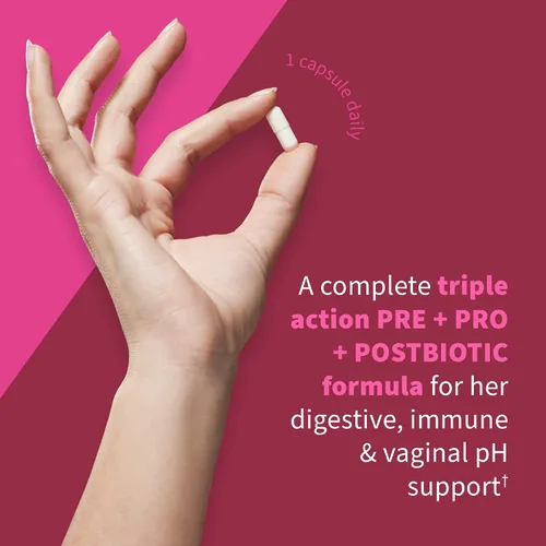 Vista 3 de Garden of Life Prebióticos, probióticos y postbióticos completos una vez al día formulados por el Dr. para la salud digestiva e inmunológica