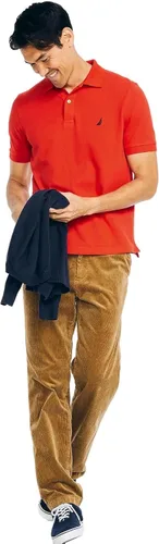 Vista 59 de Nautica playera polo clásica de mangas cortas, color sólido, para hombre