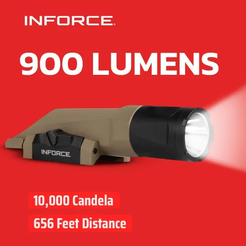 Vista 6 de Inforce WMLx Luz Blanca/IR Gen 3 (Tierra Oscura)