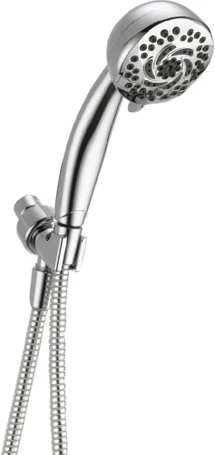 Vista 2 de DELTA FAUCET 54436-PK Premium - Ducha de mano con 5 ajustes, cromada