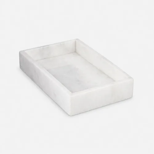 Vista 8 de Bey-Berk Ezra - Bandeja rectangular para toallas de baño con diseño de cebra negra para almacenamiento en encimera