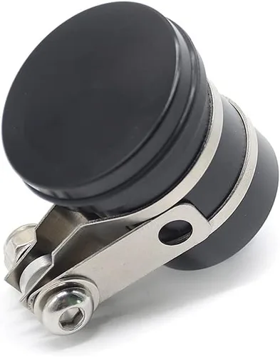 Vista 2 de Universal motocicleta aceite taza depósito líquido freno trasero para Z400 Z650 Z900 Z900RS Ninja 400 Ninja 650 negro