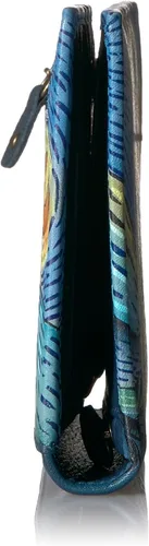 Vista 3 de Anna By Anuschka Cartera de cuero genuino pintada a mano para mujer