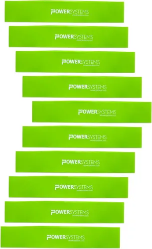 Vista 10 de Power Systems Versa Loops Commercial Grade Resistance Bands 10 Pack Color Coded Exercise Loop Bands for Strength Training Physical Therapy Home Gym