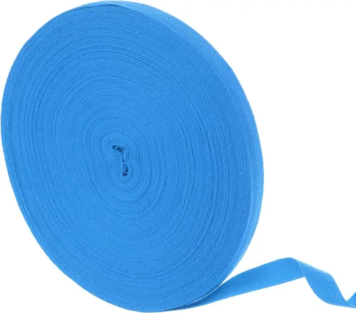 Vista 76 de uxcell Cinta de sarga de algodón de 50 yardas, cinta de espiga de 3/8 pulgadas para coser ropa, manualidades (azul)