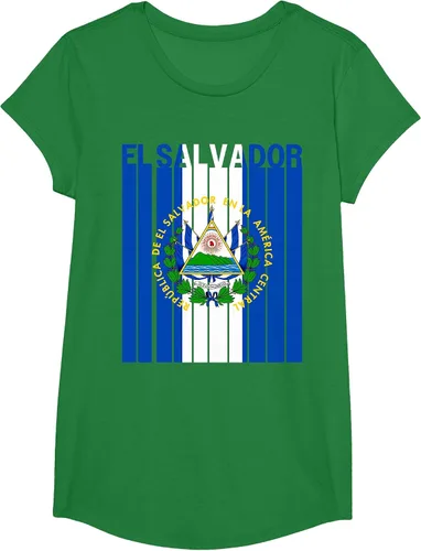 Vista 18 de Camiseta con la bandera de El Salvador
