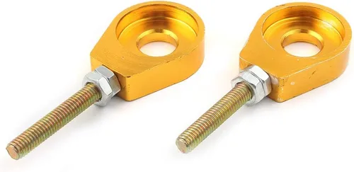 Vista 2 de Ajustadores de tensor de cadena, bloque de eje de rueda trasera, herramienta de ajuste de cadena para motocicleta china Pit Dirt Bike XR50 CRF50
