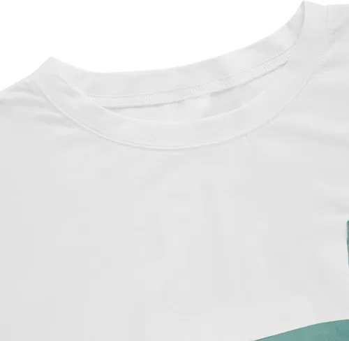 Vista 5 de SweatyRocks Camiseta suelta casual de media manga con bloque de color para mujer