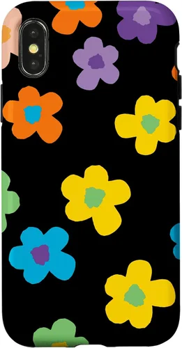Vista 5 de Cute Flower Pattern Multicolor Wildflower Floral Yellow Case for iPhone 17