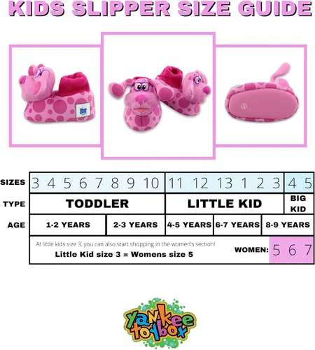 Vista 2 de Nickelodeon Blue's Clues & You - Pantuflas de felpa 3D para niños pequeños
