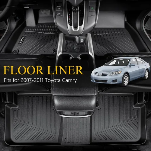 Vista 156 de Tapetes de piso para todo clima y forro de carga con respaldo para Chevrolet Suburban de 7 asientos 2021-2025 / GMC Yukon XL de 7 asientos