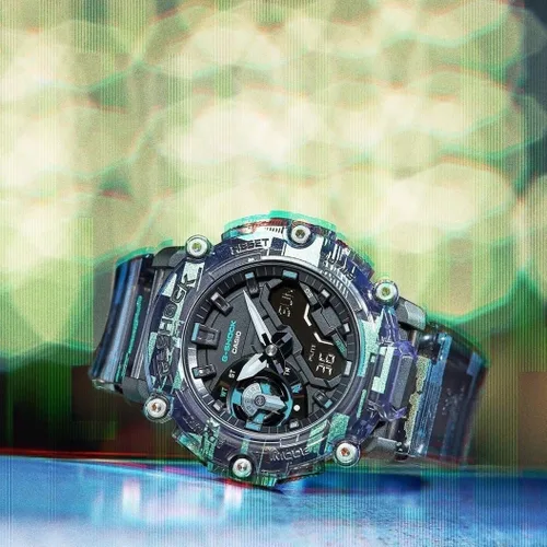 Vista 2 de G-Shock GA2200NN-1A Negro Talla única, Verde (SmokeGreen), Digital