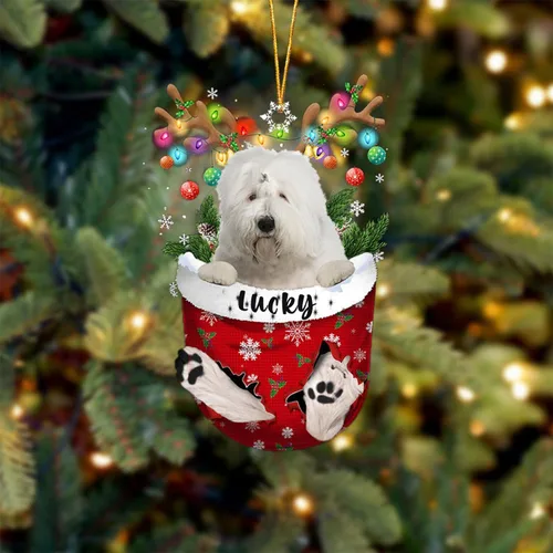 Vista 41 de Adorno de Navidad personalizado para perro Airedale Terrier en bolsillo de nieve, adorno para árbol de Navidad, idea de regalo para amantes