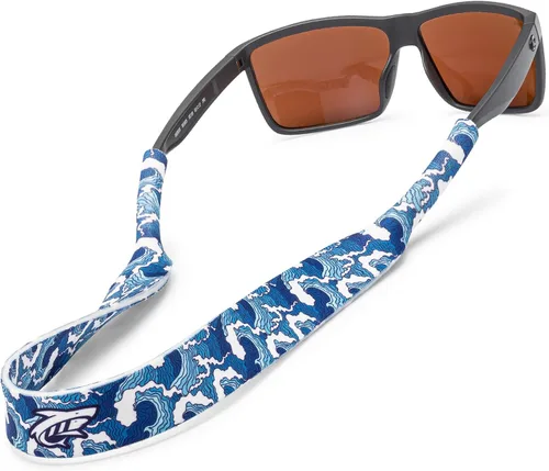 Vista 11 de Pilotfish Correa de neopreno para lentes de sol, retenedor de gafas de neopreno, cordón flotante seguro para lentes de sol con extremos Azteca