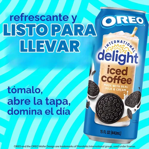 Vista 7 de International Delight Café helado, galletas Oreo, 15 onzas líquidas, paquete de 12