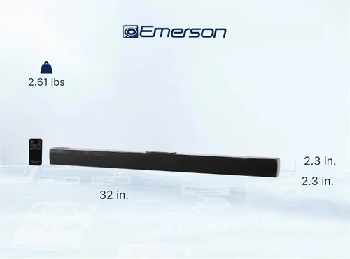 Vista 6 de Emerson Barra de sonido Bluetooth de 32 pulgadas EHS-2000