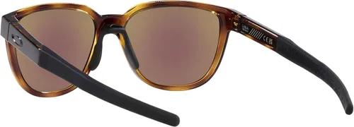 Vista 6 de Oakley Gafas de sol para hombre, marco negro pulido, lentes gris Prizm, 2.244in