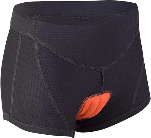 Vista 3 de DuShow Ropa interior de ciclismo para mujer, pantalones cortos de ciclismo acolchados para mujer, de secado rápido, cómodos, para ciclismo