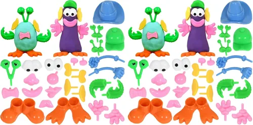 Vista 8 de READY 2 LEARN Accesorios para personajes de masa, juego de 52, 21 formas