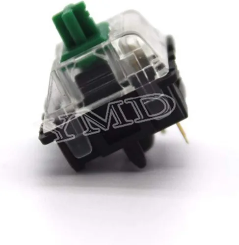 Vista 14 de YMDK Gateron MX Switch - Carcasa transparente de 3 pines y 5 pines para teclado mecánico, compatible con Cherry MX