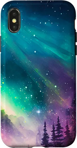 Vista 5 de Northern Lights and Sky Iceland Norway Aurora Borealis Case for iPhone 17