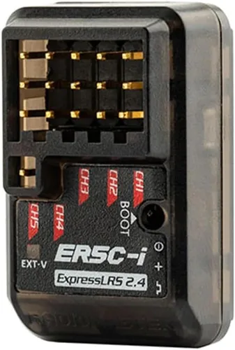 Vista 5 de RadioMaster ER5C-i 2.4GHz ELRS PWM Receptor RadioMaster RC 5CH ExpressLRS 2.4GHZ PWM Receptor para superficies RC (HELIDIRECT)