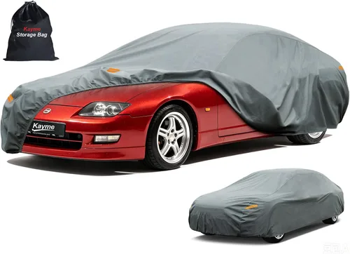 Vista 148 de Kayme Funda de Coche de Servicio Pesado Impermeable para Todo Tipo de Clima, Ajuste Personalizado para Tesla Model S, Cubierta Exterior Completa