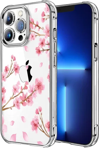 Vista 73 de Funda transparente de girasol compatible con iPhone SE 2022 SE 2020 7 8, funda trasera floral para niñas y mujeres, funda protectora transparente