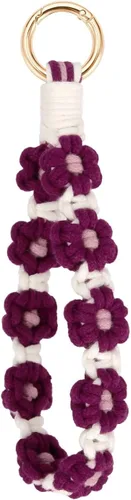 Vista 229 de Llavero de macramé bohemio con tejido exquisito llavero hecho a mano para mujer