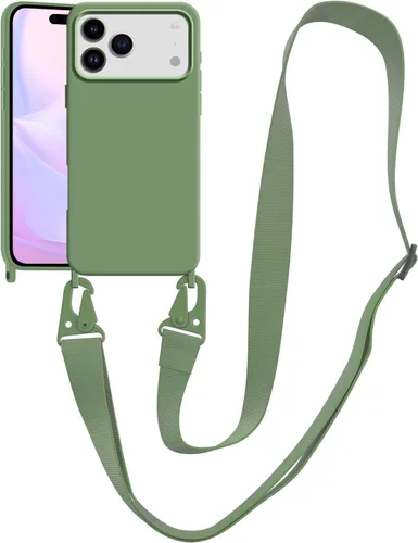 Vista 118 de Funda compatible con iPhone 8 Plus, iPhone 7 Plus/6 Plus/6S Plus con cordón, funda cruzada para iPhone con correa ajustable de silicona para iPhone