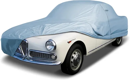 Vista 39 de iCarCover Funda de automóvil personalizada de alta calidad para Alfa Romeo 147 2002-2007, resistente, impermeable, para todo tipo de clima, lluvia