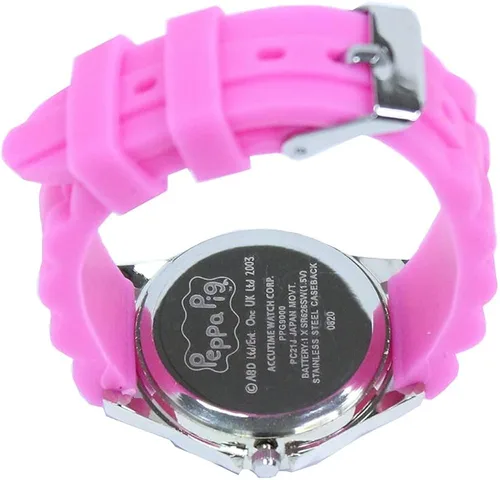 Vista 3 de Accutime Kids Nickelodeon Peppa Pig Pink Digital Analog Quartz Wrist Watch Cool Inexpensive Gift Party Favor for Girls Boys Toddlers Adults All Ages